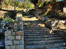 Isla del Sol, Incké schodišt (Escalera del Inca)