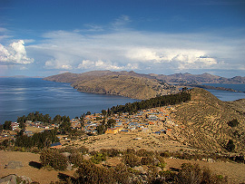 výhled na jihovýchodní ást Isla del Sol